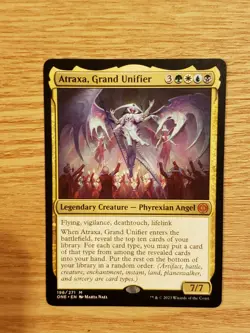 Atraxa Grand Unifier NM MTG Phyrexia: All Will Be One Regular - Image 1