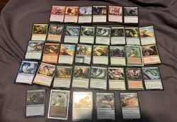 MTG WURMS Themed Magic The Gathering Card Lot + bonuses ! - Image 1