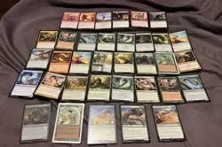 MTG WURMS Themed Magic The Gathering Card Lot + bonuses ! - Image 2