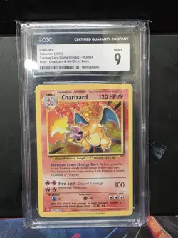 Pokemon Charizard (2023) Trading Card Game Classic 003/034 CGC 9 Holo - Image 1