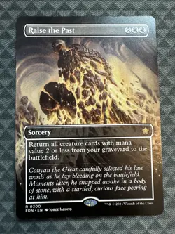 MTG Raise the Past #0300 Borderless Rare Foundations (FDN) - Image 2