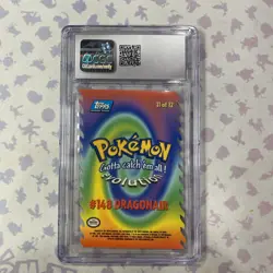 Dragonair Die Cut CGC 8 NM/Mint Topps The First Movie (1999) Pokemon card - Image 2