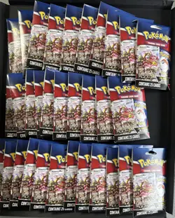 LOT of (32) Pokemon TCG Rayquaza 25 Card Pack – Mystery packs Factory Sealed - Image 1