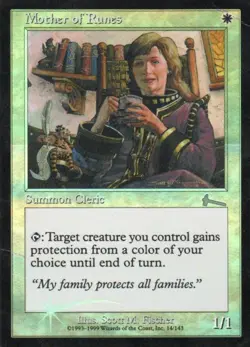 MTG: Urza's Legacy: FOIL Mother of Runes: Heavily Played Condition - Image 1