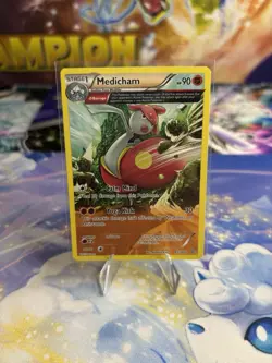 Pokemon Card Medicham Primal Clash Rare 81/160 Near Mint - Image 1