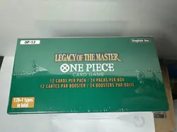 One Piece Card Game OP-12 Sealed Booster Box English Legacy of the Master - Image 5