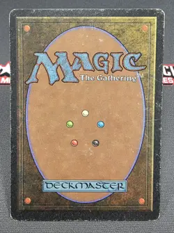 MTG Flying Men- DAMAGED/Signed Christopher Rush -Arabian Nights Magic Card #014 - Image 2