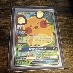 Dedenne GX 195a/214 MINT Alternate Full Art Promo Pokemon Card LP - Image 1