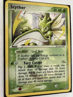 Scyther 29/112 Unlimited Pokemon Card TCG EX Holo - Image 4