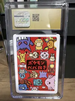 Pidgey CGC Pristine 10 Japanese Old Maid 2019 Playing Cards Pop Art Slab Mint - Image 2
