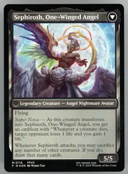 Sephiroth, Fabled SOLDIER Final Fantasy Foil - Image 2