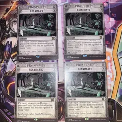 4x MTG Reanimate Outlaws of Thunder Junction: Breaking News OTP 18 Rare NM - Image 1
