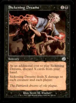 Sickening Dreams LP Light Play Torment MTG [8872] - Image 1