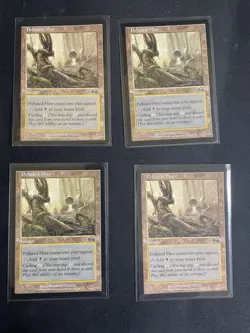 MtG X4 Polluted Mire Urza’s Saga Magic the Gathering (Cycling) (Land) - Image 1