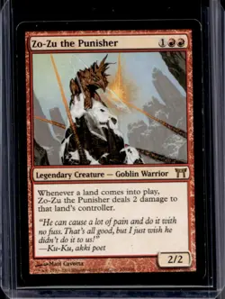2004 Magic MTG Champions of Kamigawa Zo-Zu Punisher #200 - Image 1