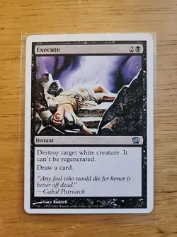 Execute - 8th Eighth Edition - MTG Magic - Uncommon - Black Instant - Image 1