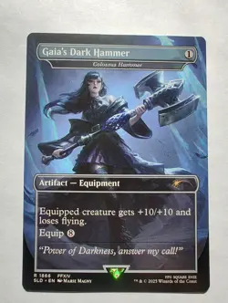 Gaia's Dark Hammer - Colossus Hammer Secret Lair Drop Regular - Image 1