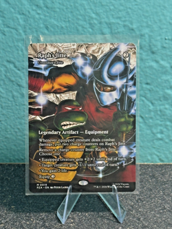 1x Raph's Jitte, Borderless Art, Magic MTG NM - Image 1