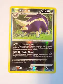 Pokemon TCG Skuntank Diamond & Pearl 15/130 Reverse Holo Holo Rare - Image 1