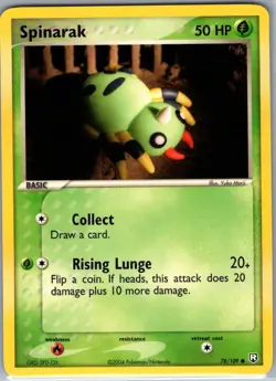 Spinarak 78/109 Non Holo Team Rocket Returns - Pokemon Card - NM - Image 1