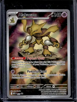 2025 Pokemon MEP Black Star Promos Alakazam #009 - Image 1