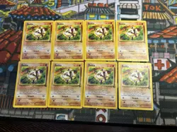 Pokemon TCG - Mankey - Jungle Set Unlimited - 55/64 - 1999-2000 WOTC (x8)💎🔥 - Image 2