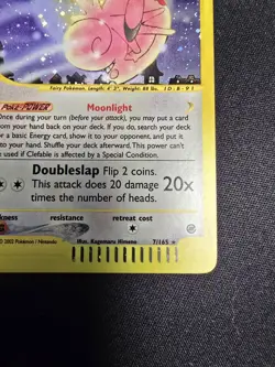 Clefable 007/165 Expedition Base Set Holo Rare Pokemon TCG LP - Image 4