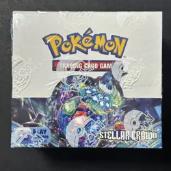 Pokemon Scarlet & Violet Stellar Crown Factory Sealed Booster Box - Image 1