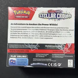 Pokemon Scarlet & Violet Stellar Crown Factory Sealed Booster Box - Image 3