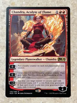 MTG NM Chandra, Acolyte of Flame [M20] - Image 1