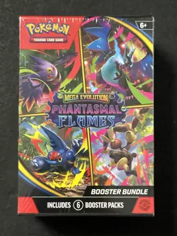Pokemon Mega Evolution ME2 Phantasmal Flames Booster Bundle Box Sealed - Image 1