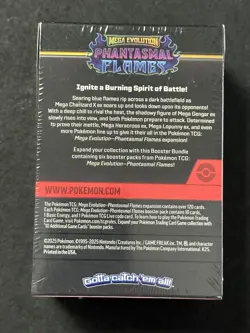 Pokemon Mega Evolution ME2 Phantasmal Flames Booster Bundle Box Sealed - Image 3