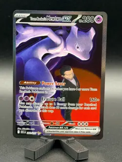 Pokemon TCG Team Rockets Mewtwo ex 281/217 Ascended Heroes - Image 1