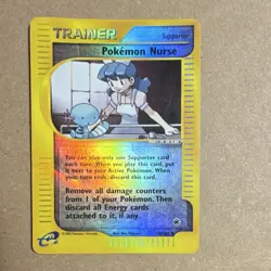 Pokemon TCG Expedition Base Set Pokemon Nurse 145/165 Reverse Holo Uncommon - Image 1