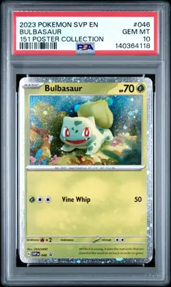 Pokemon 151 Poster Collection Sequential PSA 10 Bulbasuar Charmander Squirtle - Image 4