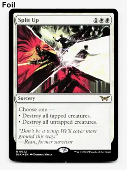 Split Up - FOIL - MTG: Duskmourn ⚪⚪ - Image 3