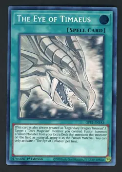 Yu-Gi-Oh! The Eye of Timaeus Ghost Rare GFP2-EN183 - Image 1