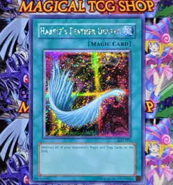 Yugioh Harpies Feather Duster SDD-003 Prismatic Secret Rare Promo Konami 2003 NM - Image 1