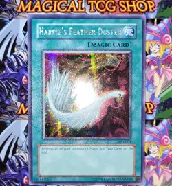 Yugioh Harpies Feather Duster SDD-003 Prismatic Secret Rare Promo Konami 2003 NM - Image 4