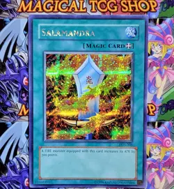 Yugioh Salamandra Dark Duel Stories Prismatic Secret Rare Promo DDS-006 - Image 1