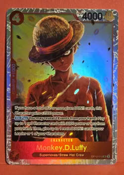 Monkey.D.Luffy Legacy of the Master OP12-015 SR One Piece Card English - Image 1