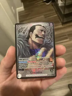 One Piece TCG Crocodile Alt Art Leader OP14-079 The Azure Sea’s Seven English - Image 2