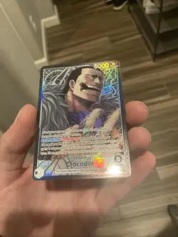 One Piece TCG Crocodile Alt Art Leader OP14-079 The Azure Sea’s Seven English - Image 3