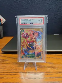 One Piece Op13-118 Carrying on his will Monkey.D.Luffy secret PSA 10 Gem Mint - Image 1