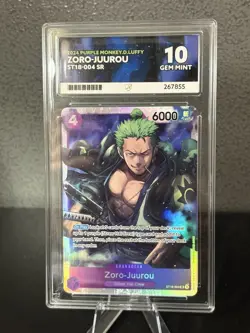 Zoro-Juurou ST18-004 - One Piece TCG - Starter Deck 18 SR Foil ACE 10 English - Image 1