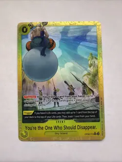 One Piece PRB02 You're the One Who Should Disappear Alt Art OP06-115 English - Image 1