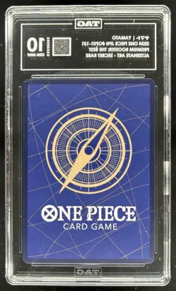 2024 One Piece Japanese The Best Yamato Secret Rare Alt Art #OP01-121 TAG 10 - Image 2