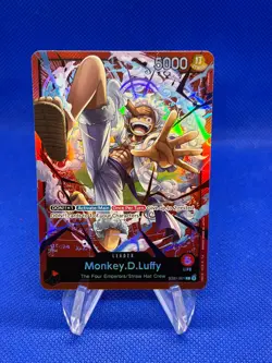 One Piece Starter Deck ST21 EX: Gear 5 Monkey D Luffy Leader NM - Image 1