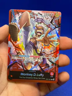 One Piece Starter Deck ST21 EX: Gear 5 Monkey D Luffy Leader NM - Image 2