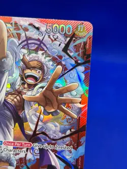 One Piece Starter Deck ST21 EX: Gear 5 Monkey D Luffy Leader NM - Image 4